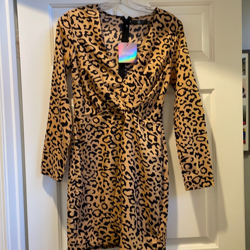 Animal print dress